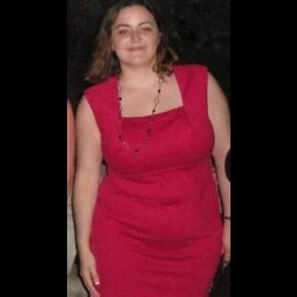 Calvin Klein Magenta Dress - Picture 5 of 5